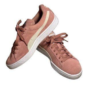 Puma Sneakers Suede Classic Pretty in Pink Shoes Womens Size 7.5